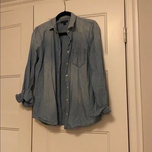Jean button down